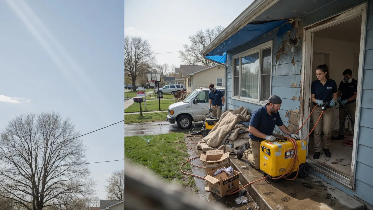 Basement Flood Cleanup in Caulfield, MO near me